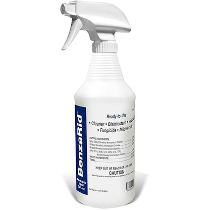 Hospital Disinfectant Virucide Spray Kills 99.99% of MRSA, COVID-19, H5N1, Staph, Avian Flu, Bacteria & Mold | EPA Reg. for Medical, Dental, Veterinary, Farm & Home Use 32 oz
