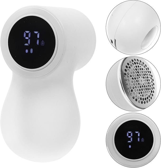 MAGICLULU Fabric Shaver Electric Lint Remover for Clothes and Sweaters Portable Fuzz Remover with USB Rechargeable Battery for Household Laundry and Travel Use
