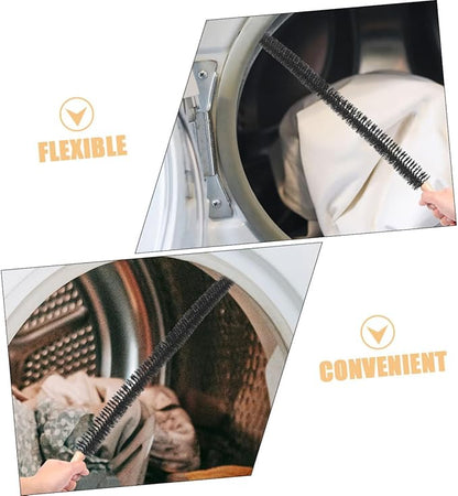 GLEAVI 2pcs Kit for Dryer Vent Cleaner Washing Machine Cleaner Brush Flexible Drain Brush for Lint Removal Cleaning Tools