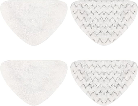 4 Pack Replacement Pads for Bissell PowerEdge and PowerForce Lift-Off Steam Mop 2078, 2165, 20781 Series, Bissel Poweredge Liftoff Pads