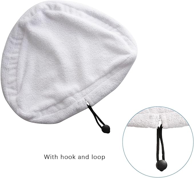 3Pcs Triangular Steam Mop Replacement Pads, Washable Microfiber Cleaning Pads 11.02 x 8.66 Inches