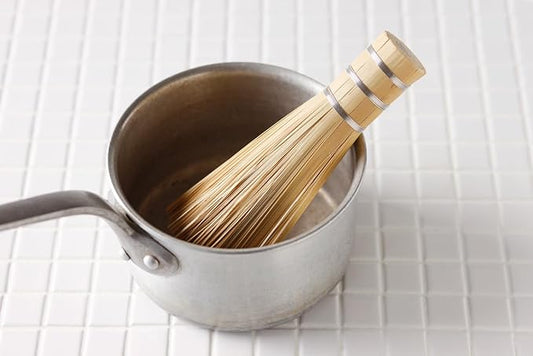 KAGOYA Sasara Bamboo Brush for Frying Pans and Woks [7.1inch] Kitchen Scrub Brush