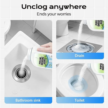2026 New Pipeline Dredging Agent, Wild Sink and Drain Cleaner Powder, Fast-Acting Pipeline Dredging Agent for Kitchen Sinks, Bathroom Drains, Tubs and Toilets (1)