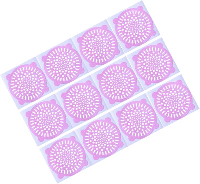 Bathroom Sink Drain Filter 30pcs Disposable Hair Filter Non-Woven Fabric Block Easy to Install and Clean