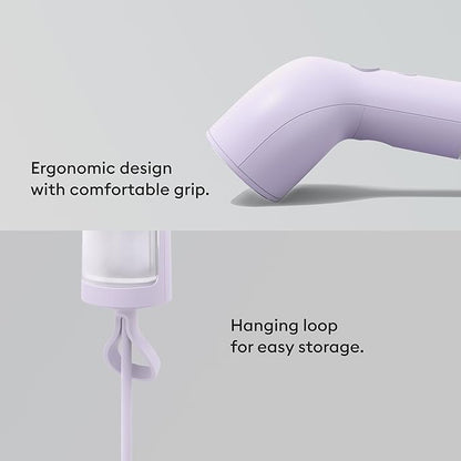 Steamery Handheld Clothes Steamer Cirrus X, 1200W, Steam Output 20g/min, Heat up in 20 Seconds, Portable, Minimalistic, Scandinavian design, Purple