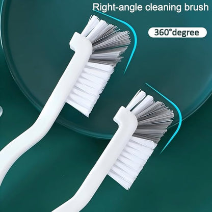 Kitchen Scrub Brush Edge Corner Cleaning Brush Hard Bristle Cleaning Supplies for Kitchen, Bathroom, Corner, Grout, Sink, Cup, Teapot, Bottle, Blender