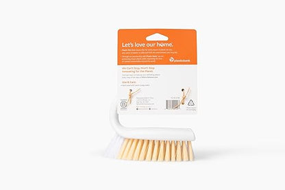 Full Circle Tough Stuff, All-Purpose Scrub Brush, Tile, Grout, White