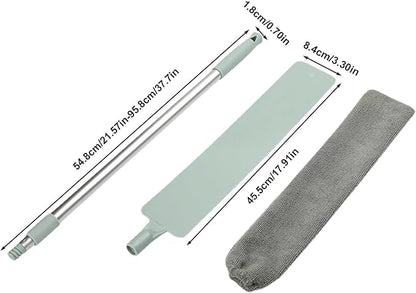 Gaps Dust Cleaner – Retractable Long-Handle Duster for Under Appliances, Hard-to-Reach Dust and Debris Removal Tool | Ideal for Home, Bedroom, Kitchen, and Household Cleaning