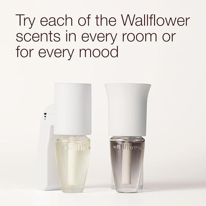 Bath & Body Works Wallflowers Fragrance Plug, White Scent Control, Plug-In Air Freshener Device with 3 Intensity Levels for Bedrooms, Bathrooms & Living Spaces - 1 Pack