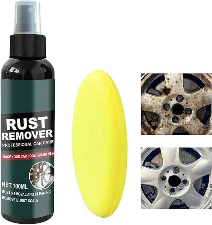 Corrode Removal Spray, Rust Remover Inhibitor, 100ml, Rust Cleaner Spray, Removal Mist, Powerful Cleaning Formula, For Garage Automotive Marine