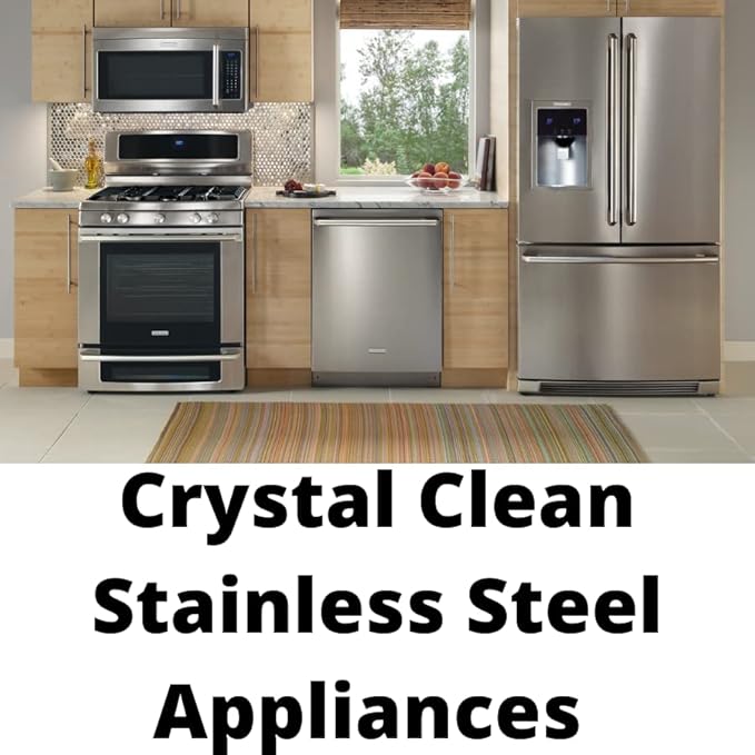 Crystal Clean Eco-Cloth Amazing Lint-Free/Streak-Free/Chemical-Free Microfiber Cloth for Windows & Glass/Mirrors Stainless Steel Appliances TV/Computer/ Tablets...5 in a Pack, White, 16''x16''