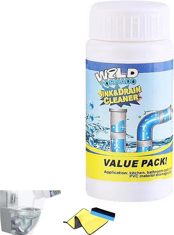 High Speed Drain Cleaner Foaming Powder, Pipeline Dredging Agent, Sink and Drains Cleaners, Sink & Drain Cleaner, Wild Sink and Drains Cleaners