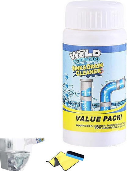 High Speed Drain Cleaner Foaming Powder, Pipeline Dredging Agent, Sink and Drains Cleaners, Sink & Drain Cleaner, Wild Sink and Drains Cleaners