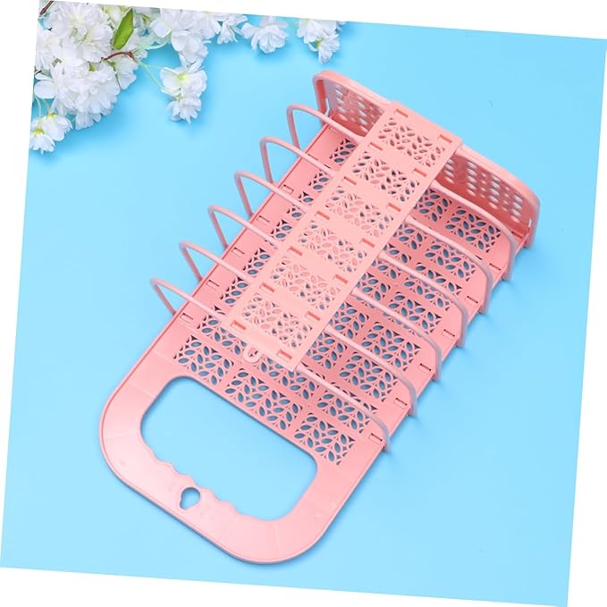 Mobestech 1pc Foldable Wall-mounted Multifunctional Basket Laundry Container Sundries Organizer for Home Storage Stylish Design Hollow View for Easy Access