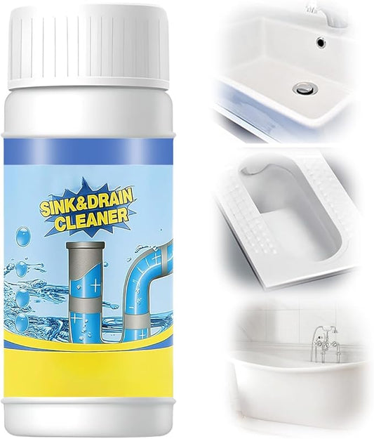 Sink & Drain Cleaner Powder, 2026 New Upgraded Quick Foaming Powder for Bathroom and Kitchen Dredging (1 PCS)