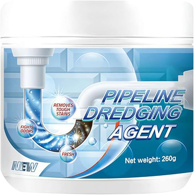 Pipeline Dredging Agent, Sink Drain Hair Clog Remover Cleaner, Bathroom Shower Pipeline Dredging Agent, Toilet Unclogger Heavy Duty, Drain Opener for Kitchen