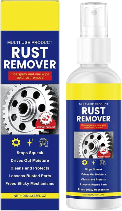 Rust Remover Cleaner – Multi Purpose Metal Cleaner, Stain Removal and Shine Agent | Cleaning Accessory For Daily Rust Prevention Care Maintenance