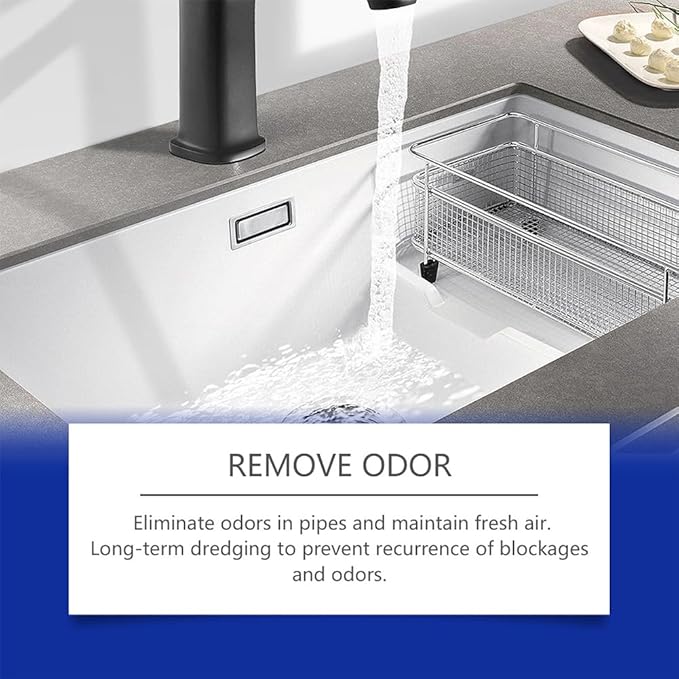 2026 Upgrade Drain Clog Remover, Pipeline Dredging Agent, Powerful Quick Cleaning Drain Toilet Cleaner Tool, Unclog Toilet Clog And Kitchen Sink Pipe Unblocker Powder