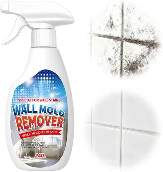 Highly Effective Removal Spray, Wall Cleaner for Painted Walls, Multi-Surface Cleaning Solution, Dust and Stain Remover for Wood, Tile, Fabric, Bathrooms, Kitchens (1Pc)