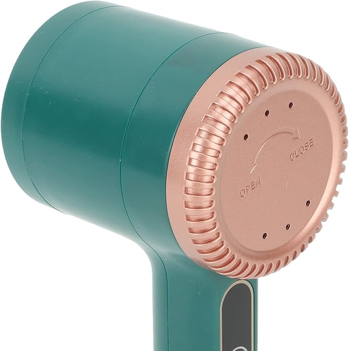 Electric Lint Shaver Rechargeable USB Portable Fabric Remover Bionic Honeycomb Net Cover 4 Gear Strength Adjustment Stainless Steel Cutter Head for Sweater Coat Home Use Green