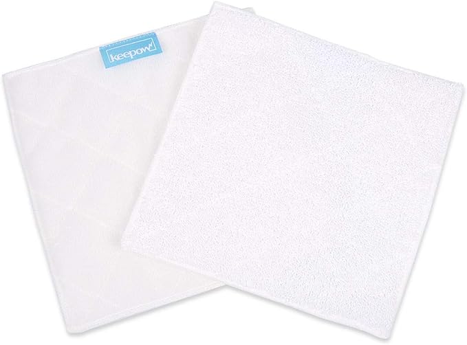 KEEPOW Steam Mop Pads Compatible with OApier S8, for Light N Easy S7338 S7339 Steam Mop, Reusable Replacement Pads for Floor Steamers, 5 Pack