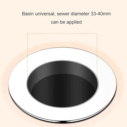 PANGBOER Detachable Bathtubs Drain Stopper Bathroom Shower Sink Drain Plug Push-type Bounce Cores Drain Filter Bounce Cores