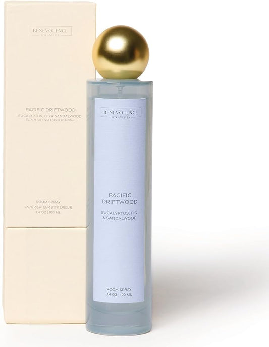 Eucalyptus & Sandalwood Room Spray | Benevolence LA Air & Fabric Freshener for Home & Linen | Refreshing Woodsy Scent, Relaxing Home Fragrance, Gift Idea for Her & Gifts for Women