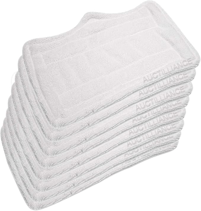 Clean Co. 8 Steam Pocket Mop Pads Compatible Replacement Pad for Shark Mops S3101W, S3250, S3250W, S3250CW, S3251N, S3101POD, SP100Q, S3251, SE200, S3251WC, FS3101, S3251_N2A, S3101CO