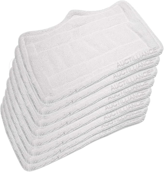 Clean Co. 8 Steam Pocket Mop Pads Compatible Replacement Pad for Shark Mops S3101W, S3250, S3250W, S3250CW, S3251N, S3101POD, SP100Q, S3251, SE200, S3251WC, FS3101, S3251_N2A, S3101CO