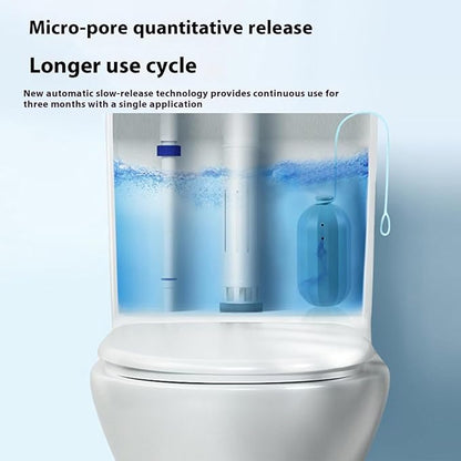 Toilet Cleaner,Toilet Bowl Cleaners Gel Bottle Kit, Automatic Toilets Bowl Cleaning Bottle With Odor Removal,Concentrated All-Purpose Stain Fighter Keep,Deep Clean Agent Tablets Block (1 PCS)