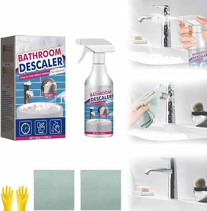 Bathroom Descaler Foam Cleaner Spray, Stubborn Stains Cleaner, All-Purpose Bathroom Descaler Stubborn Stains Foam Spray (1)