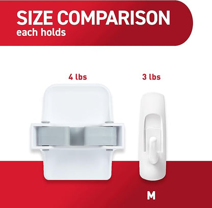 Command Closet Organization Essentials, 1 Broom Holder and 2 Utility Hooks, Damage-Free Hanging Household Cleaning Tool Organizer for Closet, Laundry Room, and Kitchen