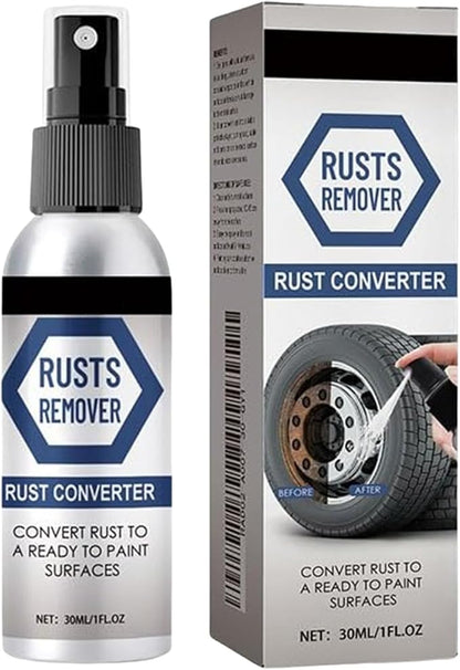 Quick Drying Rust Stain Remover - Metal Rust Remover, Effortless Metal Restoration | Excellent Tarnish Cleaner Spray, 30ml Seamless Kitchen Rust Converter for Utensils, Auto Parts, Tools