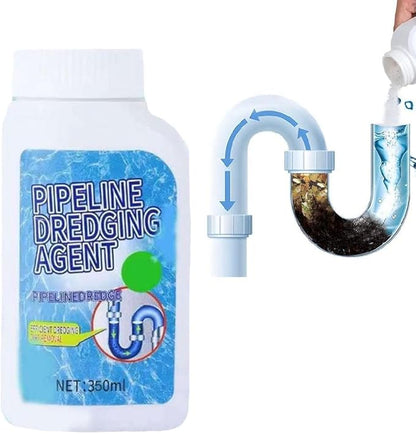 Wmool Pipeline Dredging Agent, Powerful Pipe Dredging Agent, Drain Clog Remover, Unclog Toilet Clog And Kitchen Sink Pipe Unblocker Powder, Quick Cleaning Drain Toilet Cleaner Tool