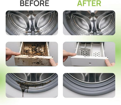 8 Pack Multi-Purpose Washing Machine and Flexible Dryer Vent Cleaning Kit - Dryer Lint Cleaner - Grout, Crevice & Lint Trap Cleaning Tools - Long Handle Laundry Brushes for All Washers