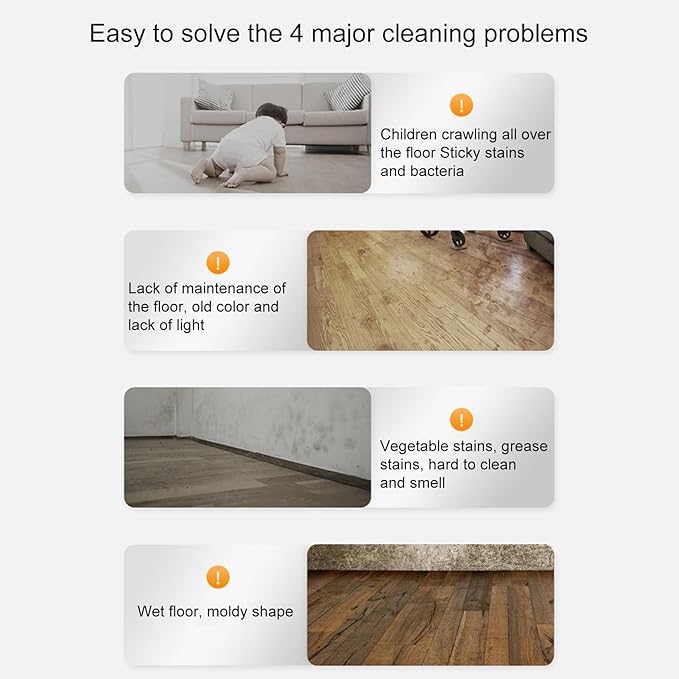 Floor Cleaning Solution - Mopping Liquid, surfece Polisher | 500ml Multi-Purpose Degreaser for Kitchen Granite Laminate Tile, Bathroom Shine Enhancer, Deep Cleaner Maintenance Agent Tool