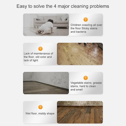 Floor Cleaning Solution - Mopping Liquid, surfece Polisher | 500ml Multi-Purpose Degreaser for Kitchen Granite Laminate Tile, Bathroom Shine Enhancer, Deep Cleaner Maintenance Agent Tool
