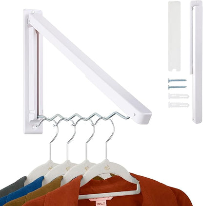 Foldable Clothes Drying RAK - Collapsible Laundry Racks for Drying Clothes with Hangers - Portable Clothes RCK Drying - Space-Saving Laundry Drying Rac Wall Drying Rack