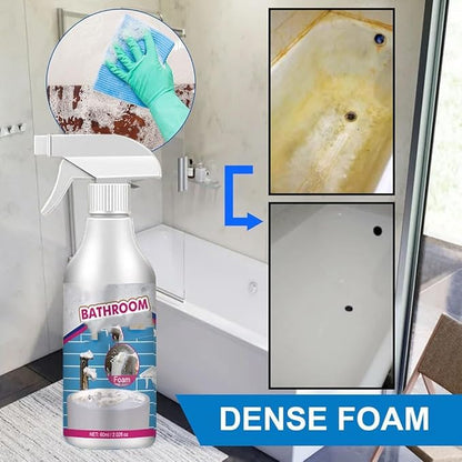 Multipurpose Bathroom Foam Cleaner, Stubborn Stains Cleaner, Bathroom Foaming Cleaner, Bathroom Foam Cleaner Spray (60ML,1PC)