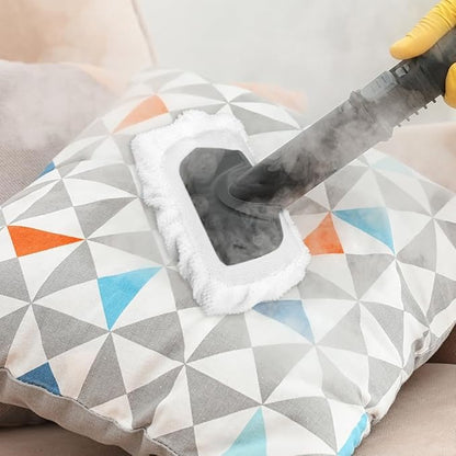 Steam Cleaner Accessories, Universal Reusable Steam Mop Pads, Steam Shot Attachments, Handheld Steam Cleaner Washable Microfiber Cloth (10 PCS)