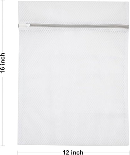 Set of 4 Mesh Laundry Bags, 12 x 16 Inches lingerie bags for washing delicates (4)