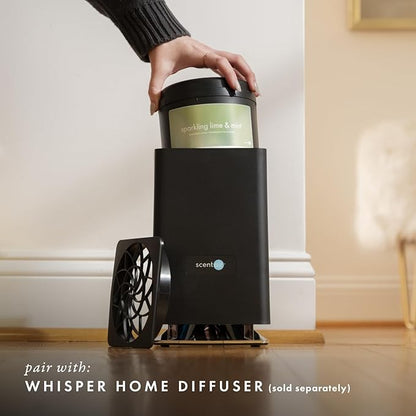 ScentAir Whisper Home Monthly Plug-in Refill, Fragrance Cartridge for Home and Office, Amazon Exclusive, Sparkling Lime & Mint