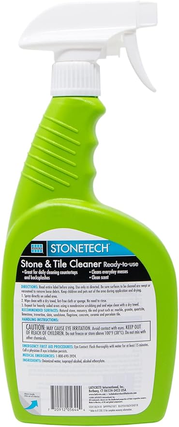 STONETECH Stone & Tile Cleaner, 24OZ (709ML) Spray Bottle