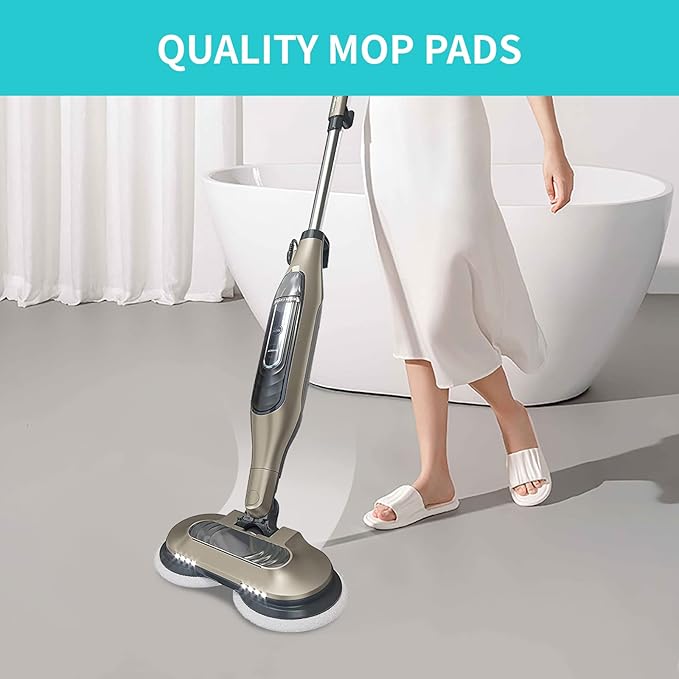 AIR U+ S8201 Pads Replacement Steam Mop Pads for Shark S8201 S7001 S8001 S7201 S7000AMZ S7000 S7005 S7020 S7001C Series Steam & Scrub All-in-One Scrubbing Mop, 4 Pack