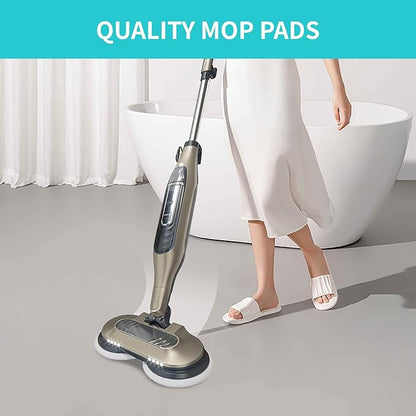 AIR U+ S8201 Pads Replacement Steam Mop Pads for Shark S8201 S7001 S8001 S7201 S7000AMZ S7000 S7005 S7020 S7001C Series Steam & Scrub All-in-One Scrubbing Mop, 4 Pack