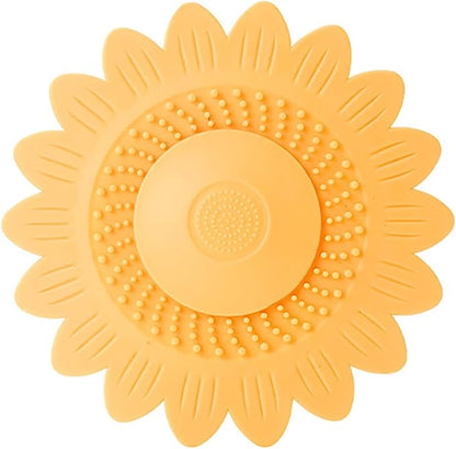 Flower Shape Sink Stopper Silicone Shower Drain Bath Plug Hair Catcher Sink Drain Covers Kitchen Bathroom Sink Plug