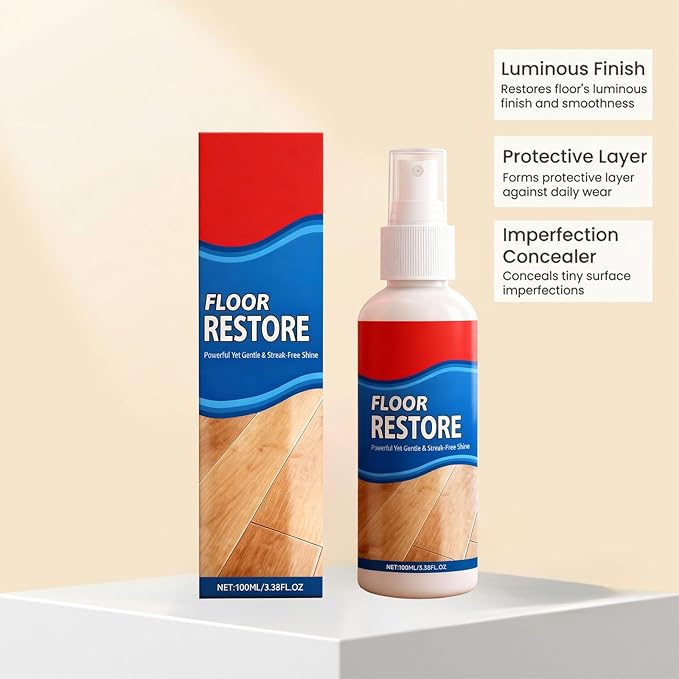 100ML Multi-Floor Polish & Restorer, Effective Stain Remover & Scratch Concealer for Home Floors