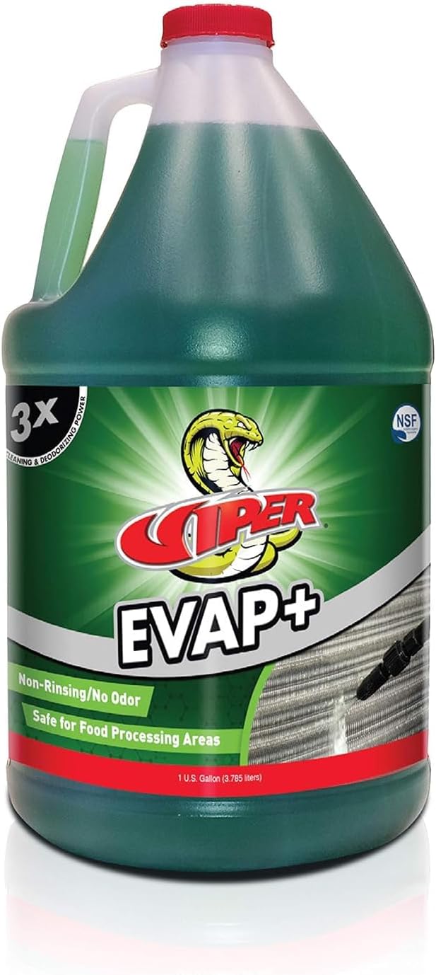 Refrigeration Technologies Viper Evap+ Evaporator Coil Cleaner & Deodorizer 1 Gal RT350G Green 128 fl oz (1)