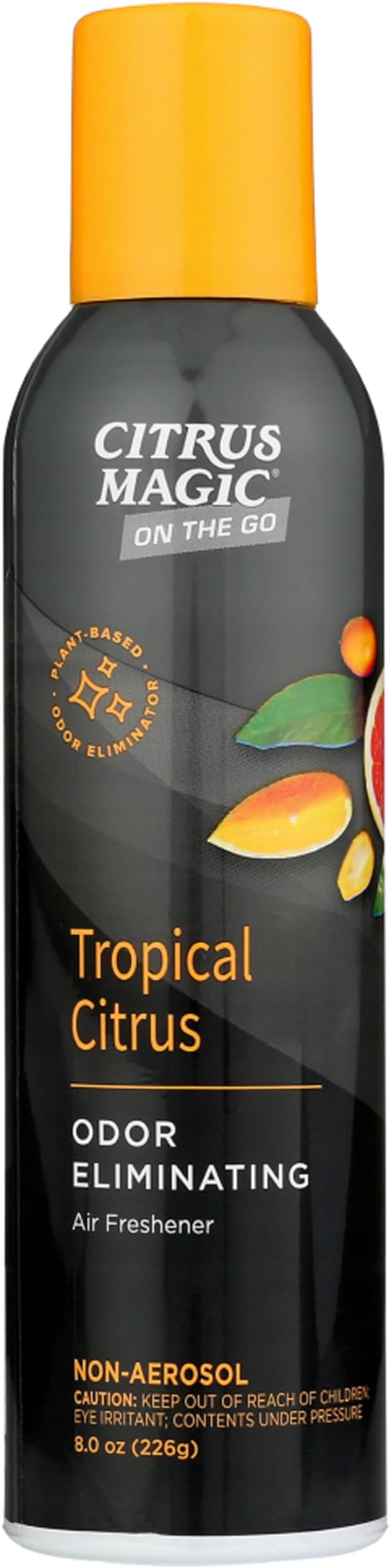 Citrus Magic On The Go Odor Eliminating Air Freshener Spray for Auto, Tropical Citrus, 8-Ounce, Pack of 2