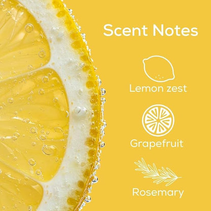 Scent Fill 100% Natural Lemon & Citrus Plug in Air Freshener, Scented Oil Refills, 2 Refills + Diffuser